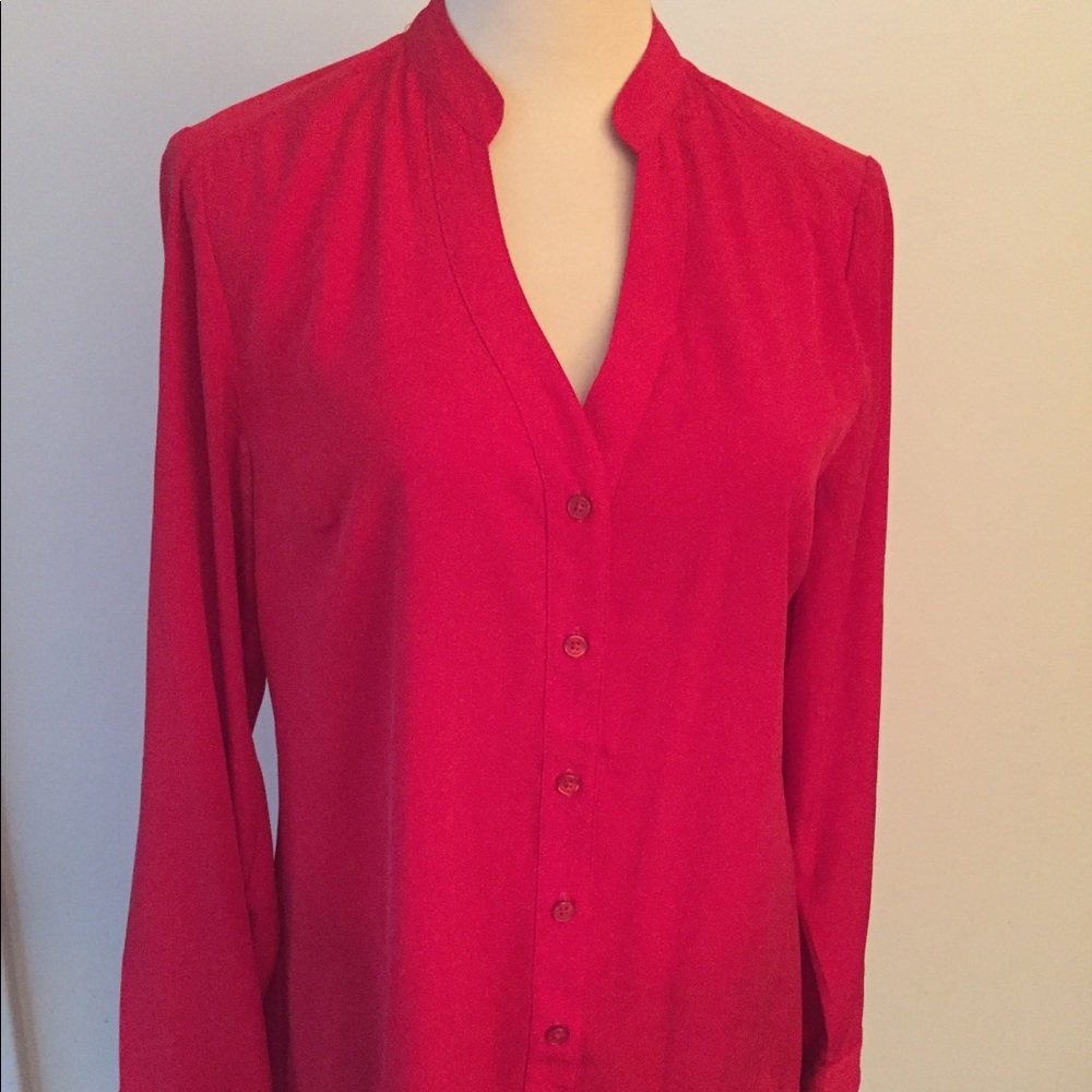 Express Portofino Tail Back Shirt Sz S